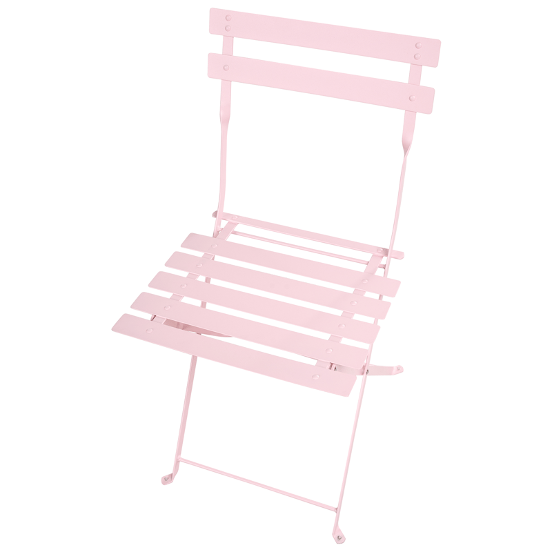 Matgrupp utomhus 4-Sits Fiori Fällbar - pastellrosa - Utemöbler - Utegrupp - Matgrupp utomhus