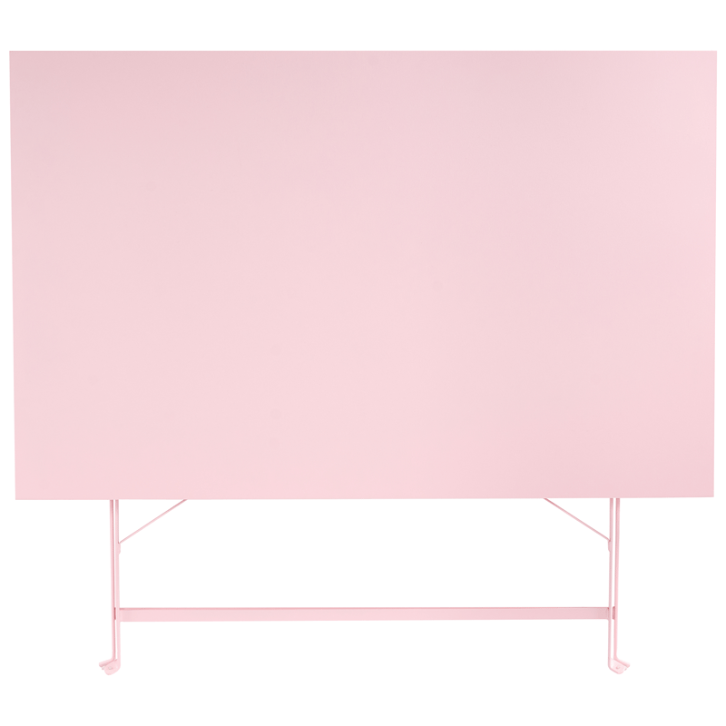 Matgrupp utomhus 4-Sits Fiori Fällbar - pastellrosa - Utemöbler - Utegrupp - Matgrupp utomhus