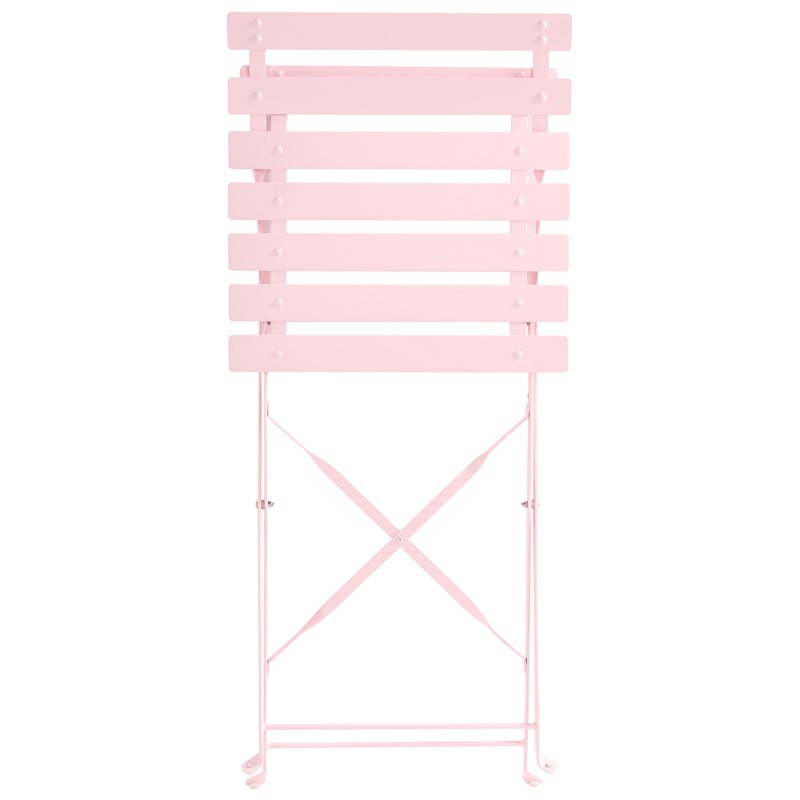 Matgrupp utomhus 4-Sits Fiori Fällbar - pastellrosa - Utemöbler - Utegrupp - Matgrupp utomhus