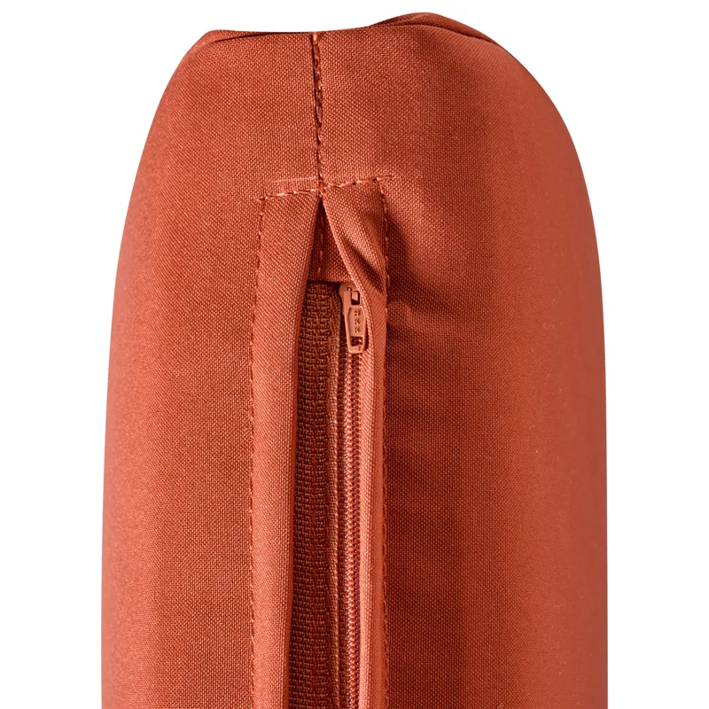 Matgrupp utomhus 6-Sits Amantea Premium Akaciaträ - Brun/Röd - Utemöbler - Utegrupp - Matgrupp utomhus