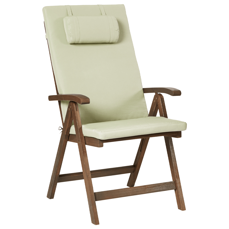 Matgrupp utomhus 6-Sits Amantea Premium Akaciaträ - Brun/Grön - Utemöbler - Utegrupp - Matgrupp utomhus