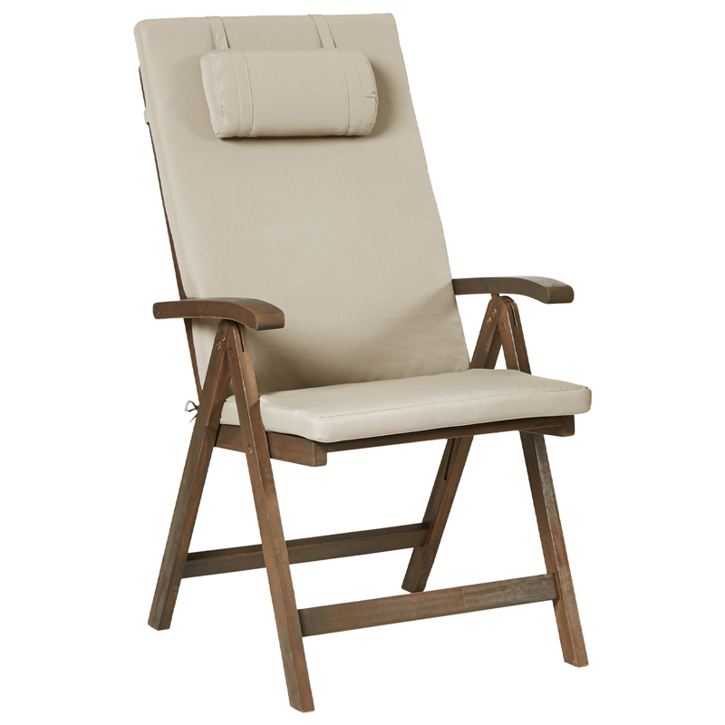 Matgrupp utomhus 6-Sits Amantea Premium Akaciaträ - Brun/Taupe - Utemöbler - Utegrupp - Matgrupp utomhus