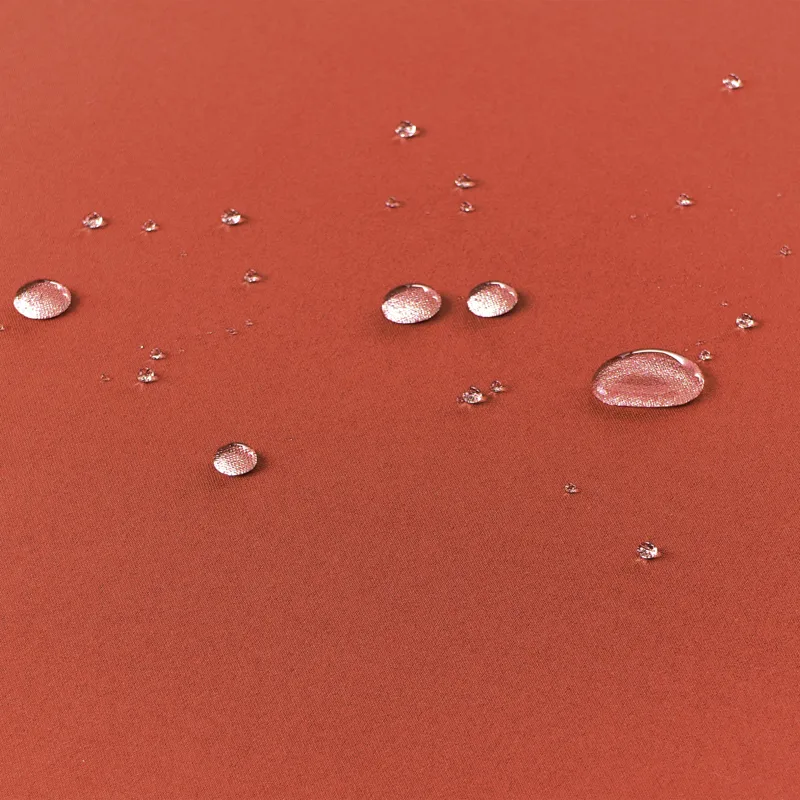 Matgrupp utomhus 6-Sits Amantea Premium Akaciaträ - Brun/Röd - Utemöbler - Utegrupp - Matgrupp utomhus