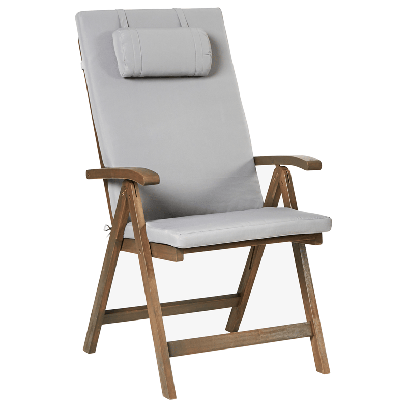 Matgrupp utomhus 6-Sits Amantea Premium Akaciaträ - Brun/Grå - Utemöbler - Utegrupp - Matgrupp utomhus