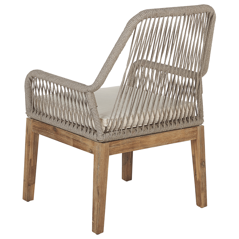 Matgrupp utomhus 6-Sits Oristano med Kuddar Betong - beige - Utemöbler - Utegrupp - Matgrupp utomhus