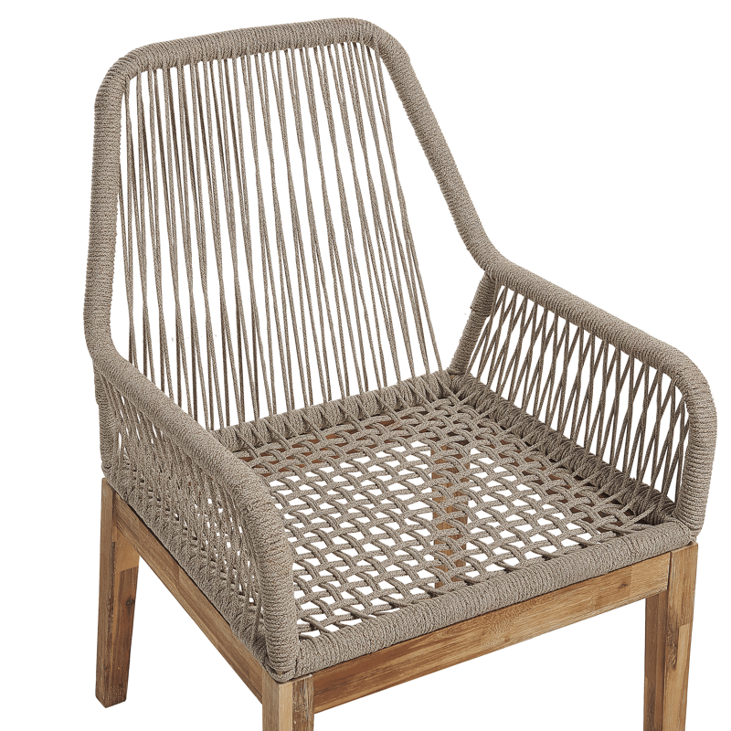 Matgrupp utomhus 6-Sits Oristano med Kuddar Betong - beige - Utemöbler - Utegrupp - Matgrupp utomhus