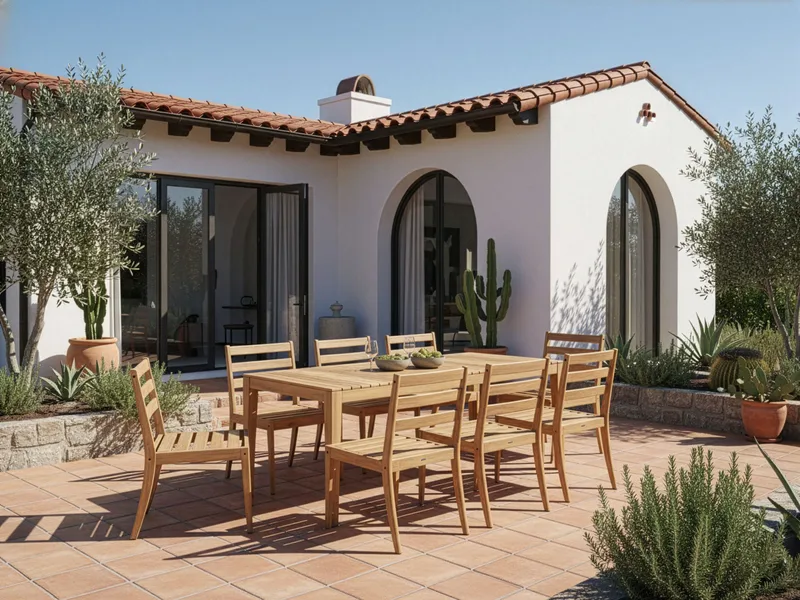 Matgrupp utomhus 8-Sits Chioggia Akaciaträ - brun - Utemöbler - Utegrupp - Matgrupp utomhus