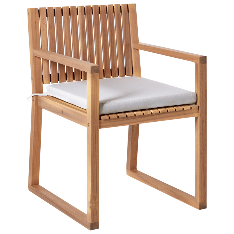 Matgrupp utomhus 8-Sits Sassari Premium med Kuddar Akaciaträ - Brun/Grå - Utemöbler - Utegrupp - Matgrupp utomhus