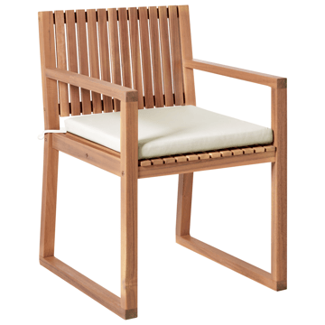 Matgrupp utomhus 8-Sits Sassari Premium med Kuddar Akaciaträ - Brun/Beige - Utemöbler - Utegrupp - Matgrupp utomhus