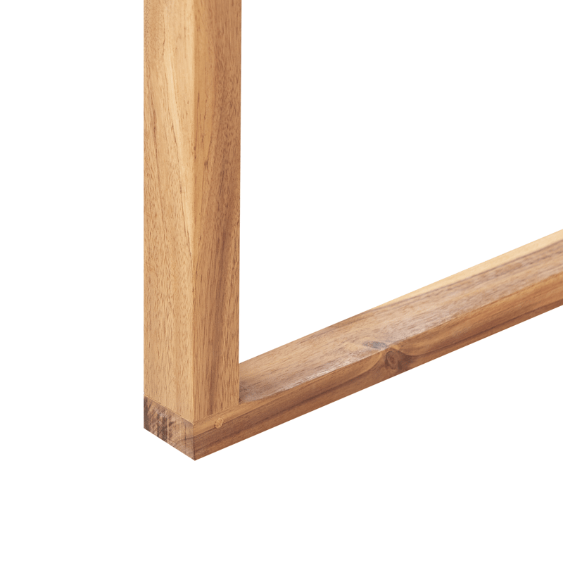 Matgrupp utomhus 8-Sits Sassari Premium med Kuddar Akaciaträ - Brun/Röd - Utemöbler - Utegrupp - Matgrupp utomhus