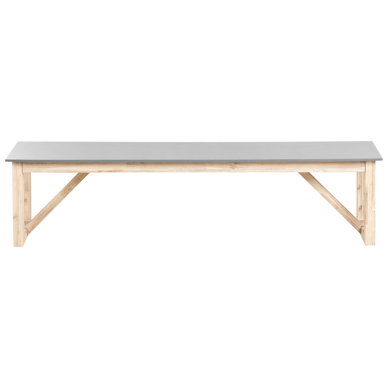 Matgrupp utomhus med Bänkar Notteri Betong - Grå/brun - Utemöbler - Utegrupp - Matgrupp utomhus