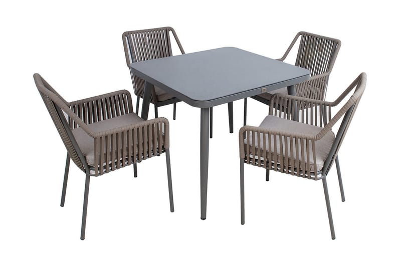 Andros Matgrupp Utomhus med 4 Utestolar, undefined