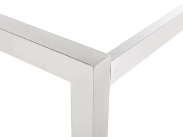 Bacoli Matgrupp Utomhus 180 cm + 6 Utestolar - Grå - Utemöbler - Utegrupp - Matgrupp utomhus