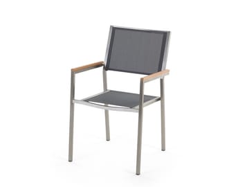 Bacoli Matgrupp Utomhus 180 cm + 6 Utestolar - Svart - Utemöbler - Utegrupp - Matgrupp utomhus