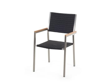 Bacoli Matgrupp Utomhus 180 cm + 6 Utestolar - Svart - Utemöbler - Utegrupp - Matgrupp utomhus