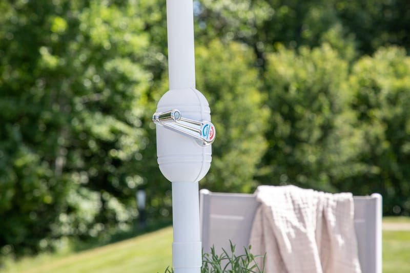 Brekki Matgrupp Utomhus 150cm + 6 Matstolar Utomhus - Grå/Vit - Utemöbler - Utegrupp - Matgrupp utomhus