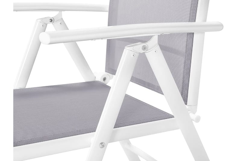 Catania Trädgårdsmöbelset Med Utebord+6 Utestolar - Grå - Utemöbler - Utegrupp - Matgrupp utomhus