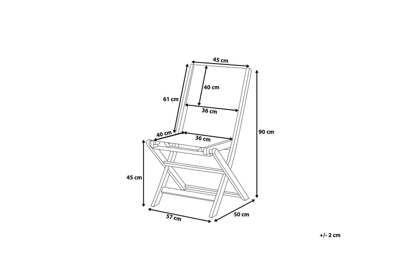 Cesana Trädgårdsmöbelset Med Utebord + 8 Utestolar+Schäslong 2 St - Trä/Natur - Utemöbler - Utegrupp - Matgrupp utomhus