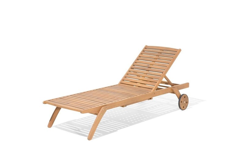 Cesana Trädgårdsmöbelset Med Utebord + 8 Utestolar+Schäslong 2 St - Trä/Natur - Utemöbler - Utegrupp - Matgrupp utomhus