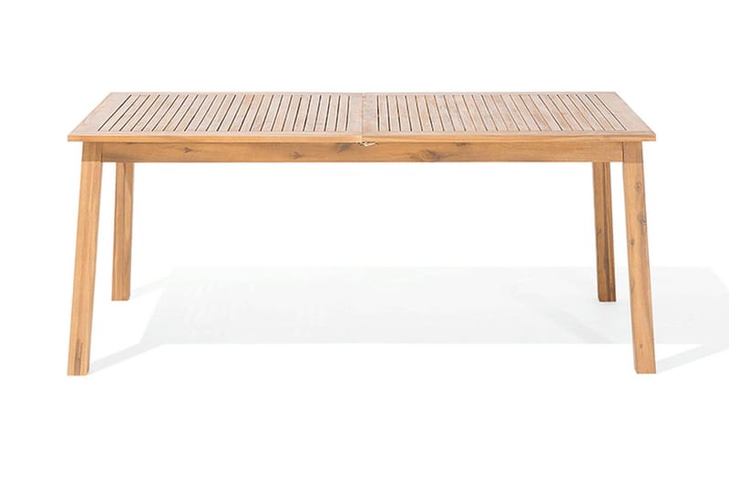 Cesana Trädgårdsmöbelset Med Utebord+8 Utestolar - Trä/Natur - Utemöbler - Utegrupp - Matgrupp utomhus