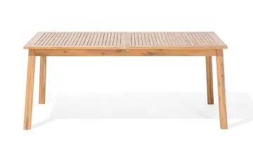 Cesana Trädgårdsmöbelset Med Utebord+8 Utestolar - Trä/Natur - Utemöbler - Utegrupp - Matgrupp utomhus