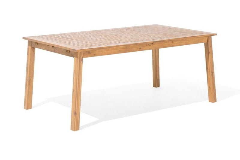 Cesana Trädgårdsmöbelset Med Utebord+8 Utestolar - Trä/Natur - Utemöbler - Utegrupp - Matgrupp utomhus