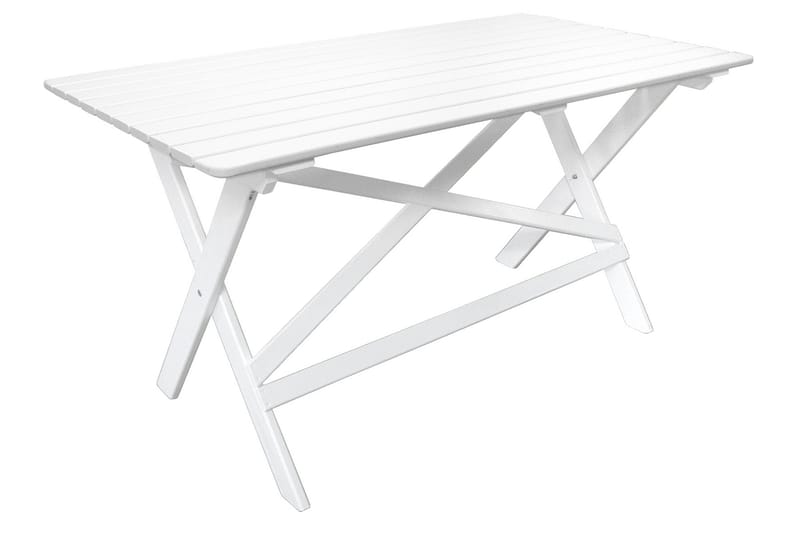 Delpino Matgrupp Utomhus 125 cm - Vit - Utemöbler - Utegrupp - Matgrupp utomhus