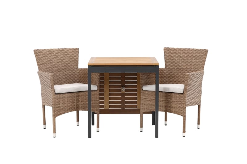 Diego Matgrupp Utomhus 70 cm + 2 st Malina Karmstolar, Brun