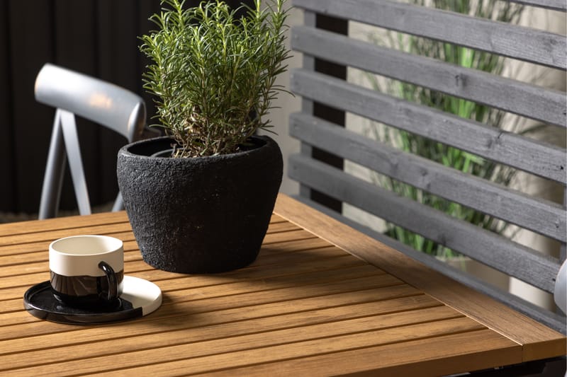 Diego Matgrupp Utomhus 70 cm + 2 st Tablas Matstolar - Brun/Mörkgrå - Utemöbler - Utegrupp - Matgrupp utomhus