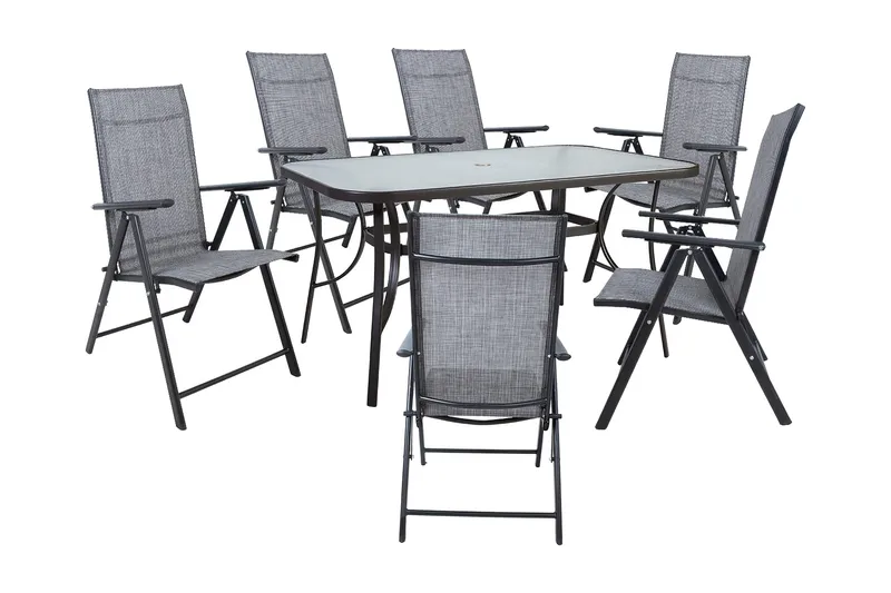 Dublin Matgrupp Utomhus 6 Positionsstolar, undefined