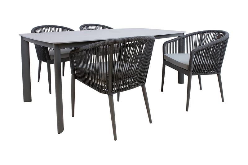 Ecco Matgrupp Utomhus med 4 Utestolar - Utemöbler - Utegrupp - Matgrupp utomhus