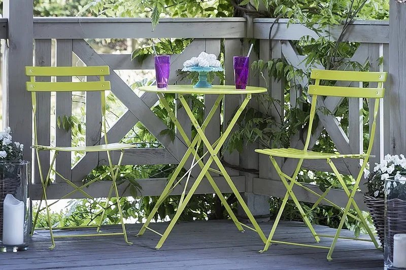 Fiori Balkongset 52 cm - Grön - Utemöbler - Utegrupp - Matgrupp utomhus