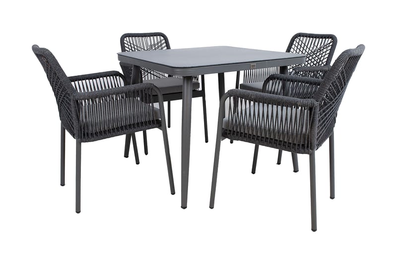 Hela Matgrupp Utomhus med 4 Utestolar, undefined