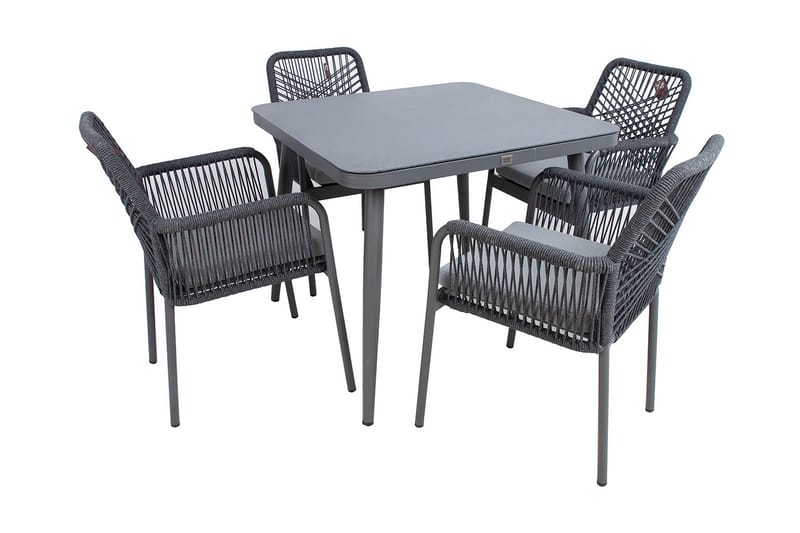 Hela Matgrupp Utomhus med 4 Utestolar - Utemöbler - Utegrupp - Matgrupp utomhus
