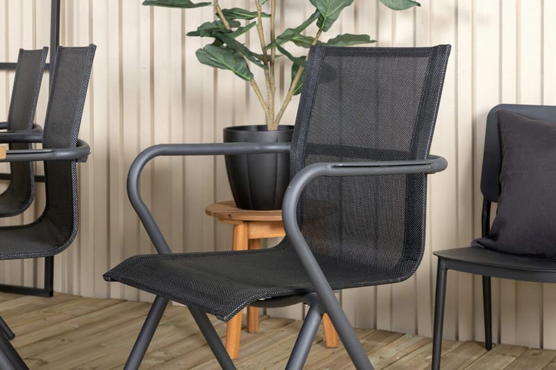 Julian Matgrupp 210cm + 6 Alina Matstolar Brun - Brun - Utemöbler - Utegrupp - Matgrupp utomhus