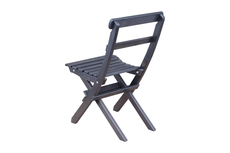 Larios Matgrupp Utomhus 76 cm + 2 Matstolar Utomhus + Bänk Utomhus - Svart - Utemöbler - Utegrupp - Matgrupp utomhus