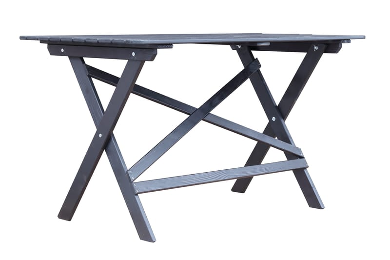 Larios Matgrupp Utomhus 76 cm + 2 Matstolar Utomhus + Bänk Utomhus - Svart - Utemöbler - Utegrupp - Matgrupp utomhus