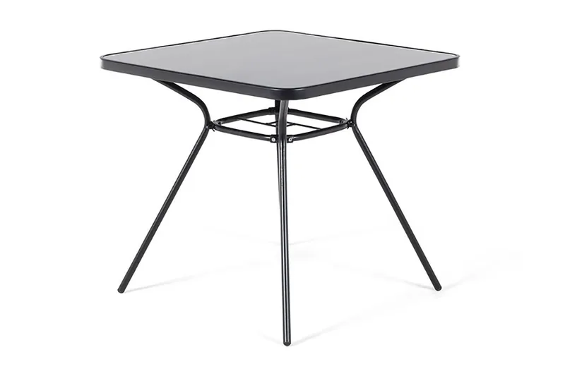 Livo Trädgårdsmöbelset Med Utebord+4 Utestolar - Svart - Utemöbler - Utegrupp - Matgrupp utomhus