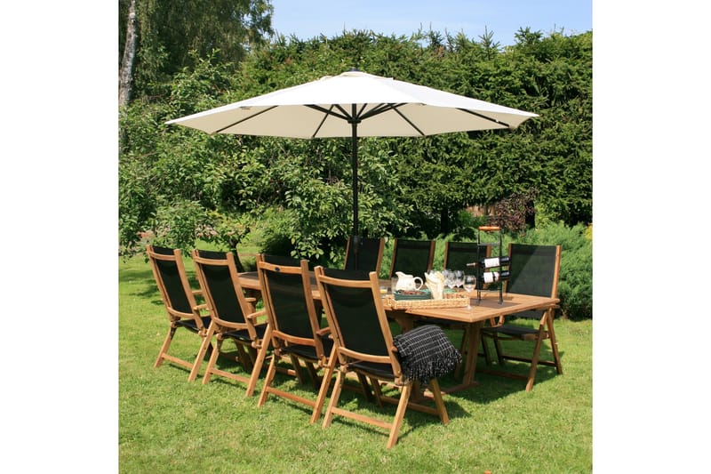 Möbelset FRAMTID Utebord och 6 Utestolar - Utemöbler - Utegrupp - Matgrupp utomhus