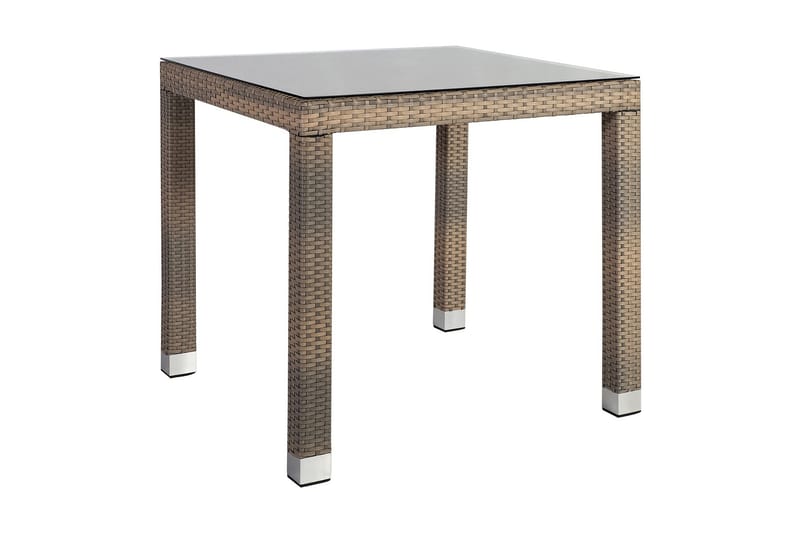 Möbelset LARACHE Utebord och 4 Utestolar Utebordsskiva - Utemöbler - Utegrupp - Matgrupp utomhus