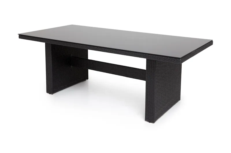 Majestic Matgrupp 210 + 6 Thor Fåtölj - Svart/Svart - Utemöbler - Utegrupp - Matgrupp utomhus