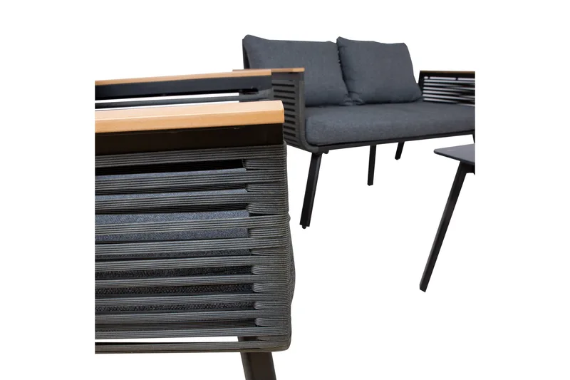 Malaga Soffgrup Svart - Trädgård & spabad - Utemiljö - Altan & terrass - Altanmöbler