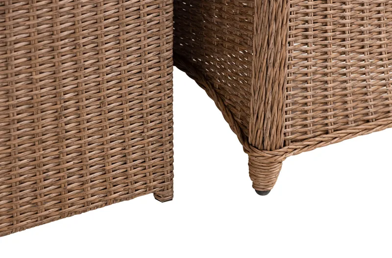 Marcus Matgrupp 200 + 4 Light Fåtöljer m Dyna - Natur - Utemöbler - Utegrupp - Matgrupp utomhus