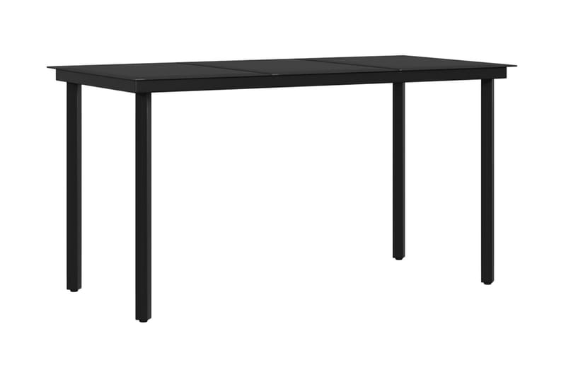 Matgrupp Utomhus för trädgården med dynor 7 delar beige och svart - Beige - Utemöbler - Utegrupp - Matgrupp utomhus