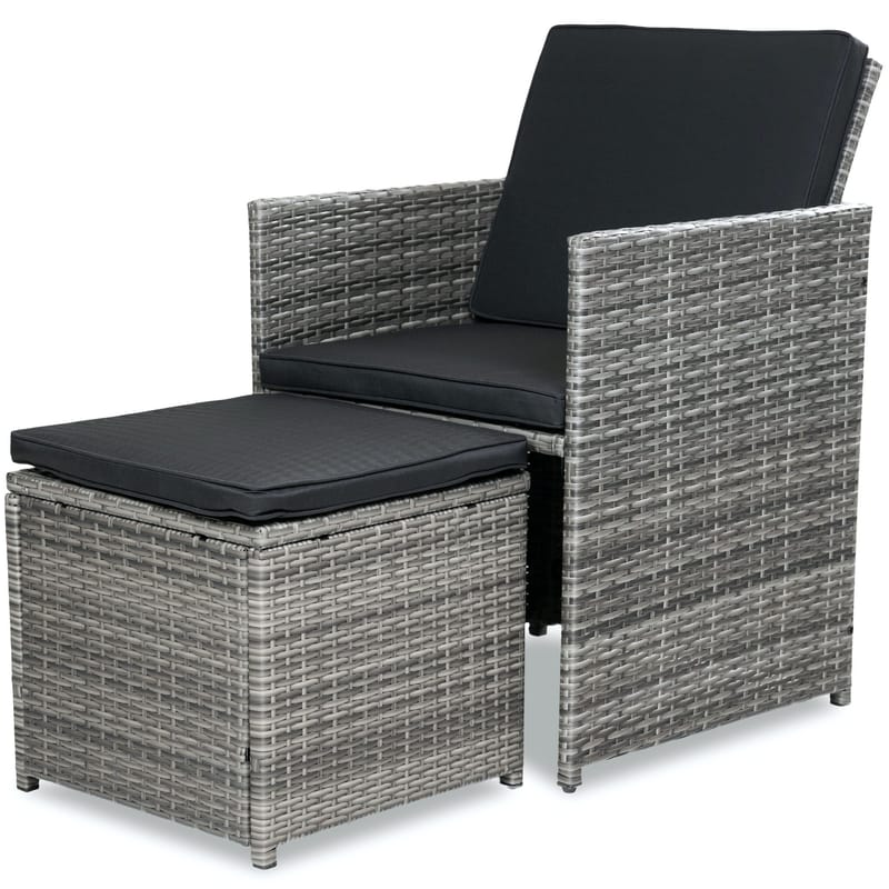 Matgrupp utemöbler | 10 sittplatser | Grå Konstrotting | Skärhamn - Utemöbler - Utegrupp - Matgrupp utomhus