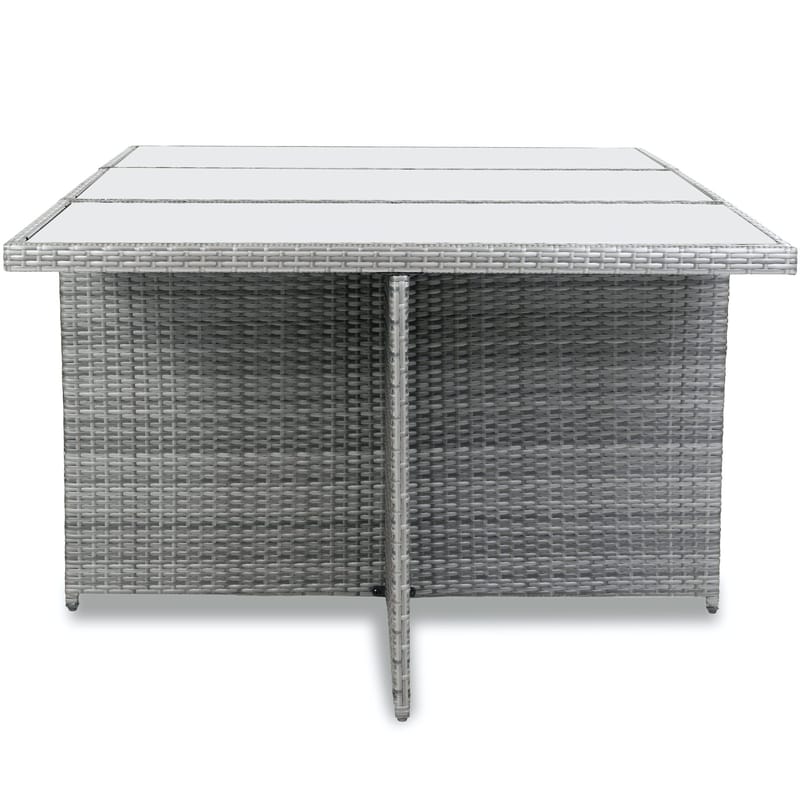 Matgrupp utemöbler | 10 sittplatser | Grå Konstrotting | Skärhamn - Utemöbler - Utegrupp - Matgrupp utomhus