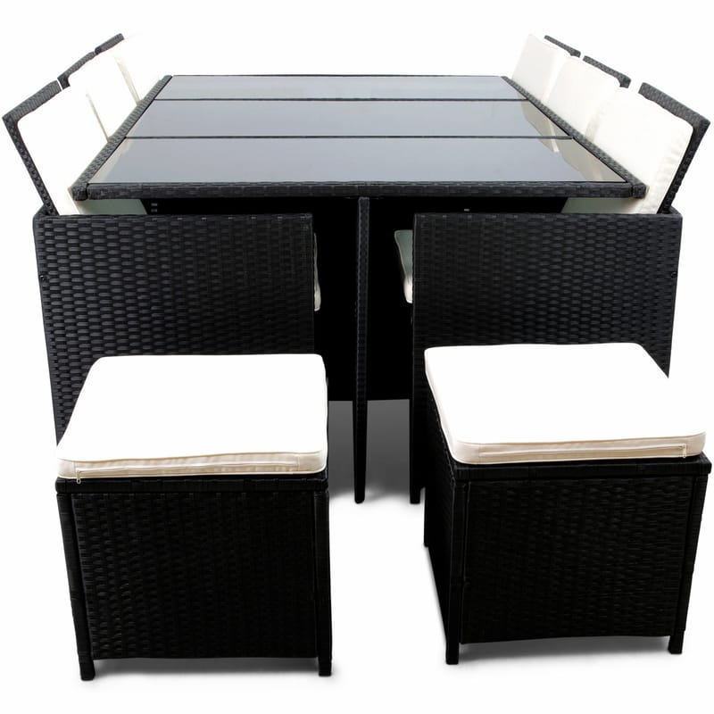 Matgrupp utemöbler | 10 sittplatser | Konstrotting | Lyfco Skärhamn - Utemöbler - Utegrupp - Matgrupp utomhus