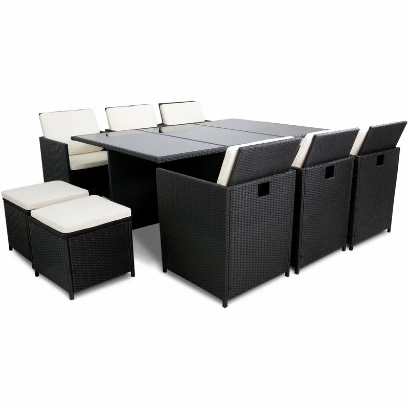 Matgrupp utemöbler | 10 sittplatser | Konstrotting | Lyfco Skärhamn, undefined