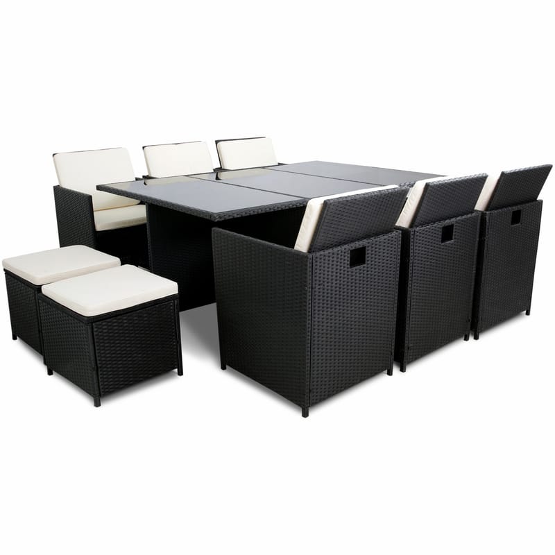 Matgrupp utemöbler | 10 sittplatser | Konstrotting | Lyfco Skärhamn, undefined