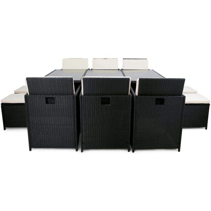 Matgrupp utemöbler | 10 sittplatser | Konstrotting | Lyfco Skärhamn - Utemöbler - Utegrupp - Matgrupp utomhus